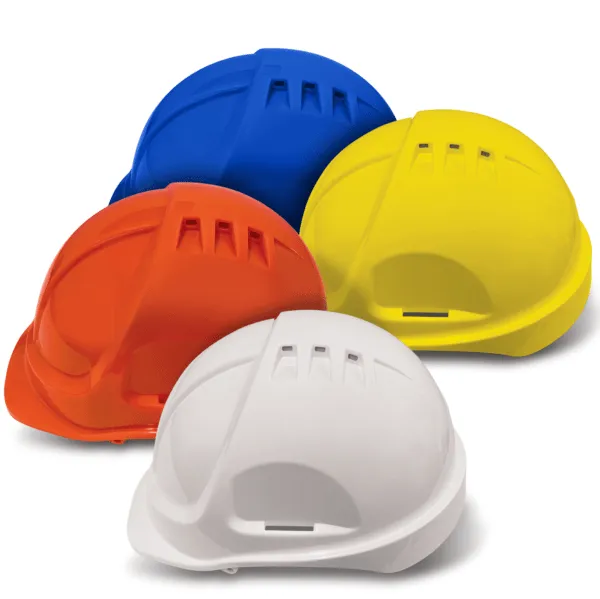 Armour Safety Helmet 6 Point Ratchet Harness, Vented