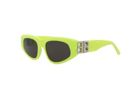 Balenciaga Cat Eye Sunglasses Yellow/Silver/Grey