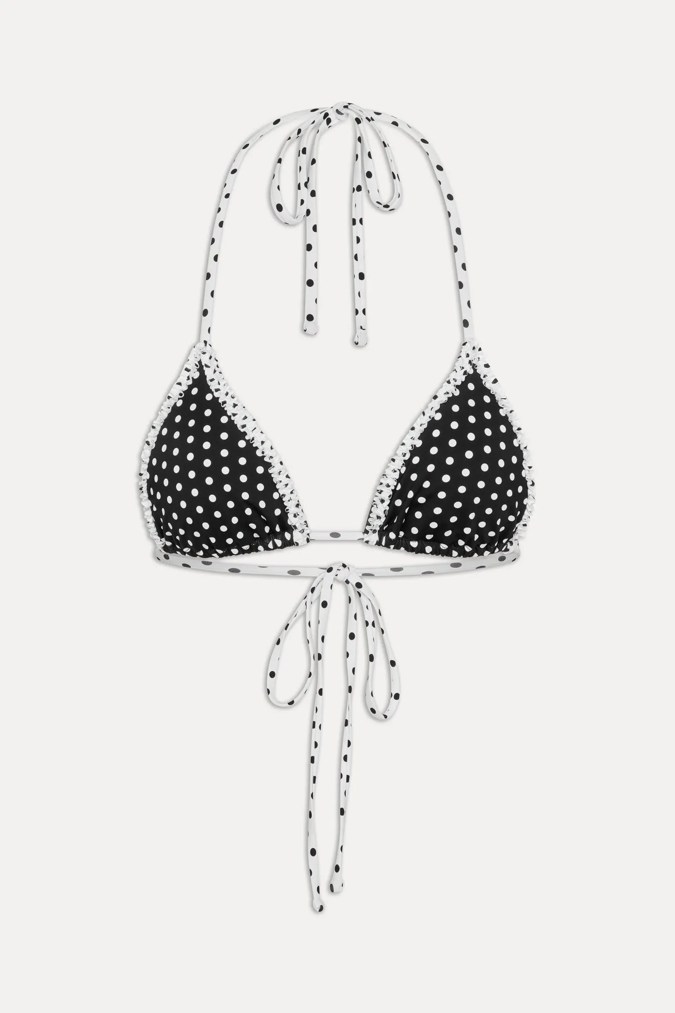 FRANKIES BIKINIS Nick Ruffle Tri Top