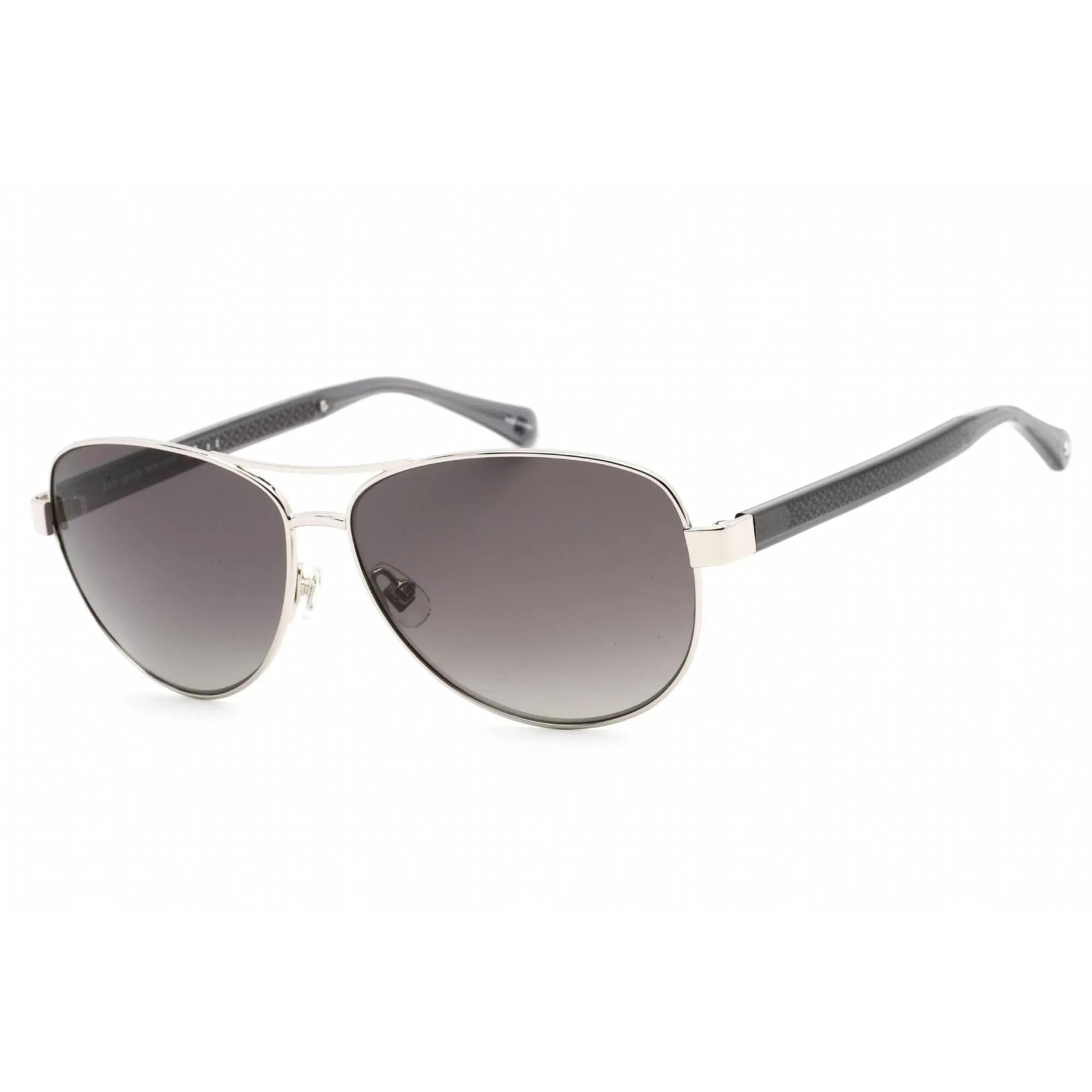 Kate Spade Men's Sunglasses - Palladium Silver Metal Aviator Frame | Fara/S 010/WJ