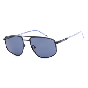 Lacoste Men's Sunglasses - Matte Blue/Light Blue Rectangular Metal Frame | L254S 401