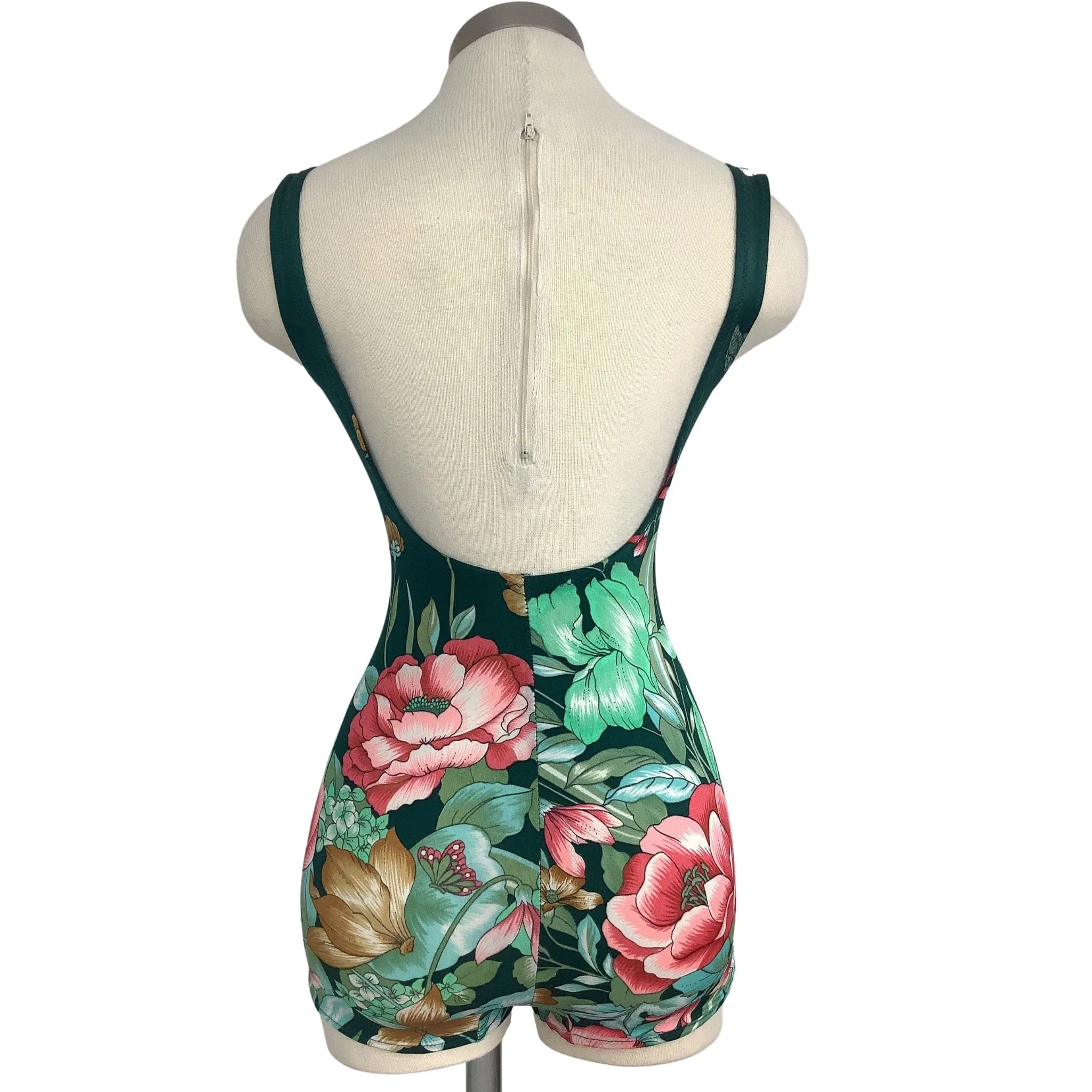 Vintage Floral Swimsuit