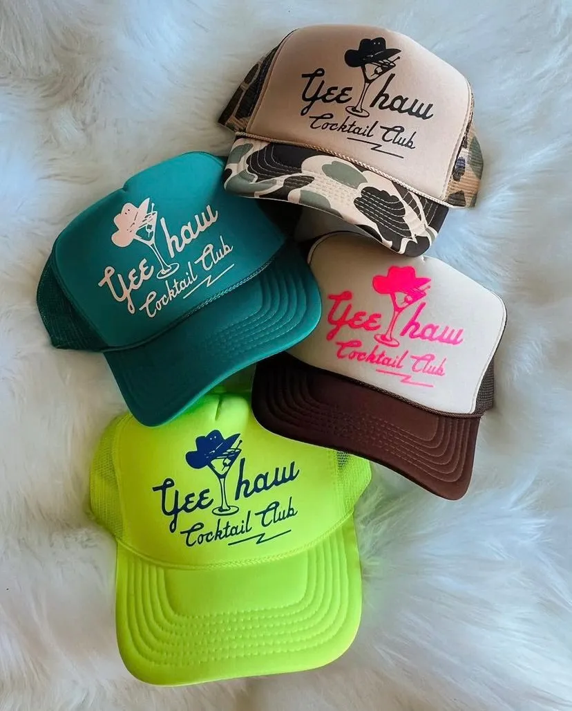 Yeehaw Cocktail Club Trucker Hat